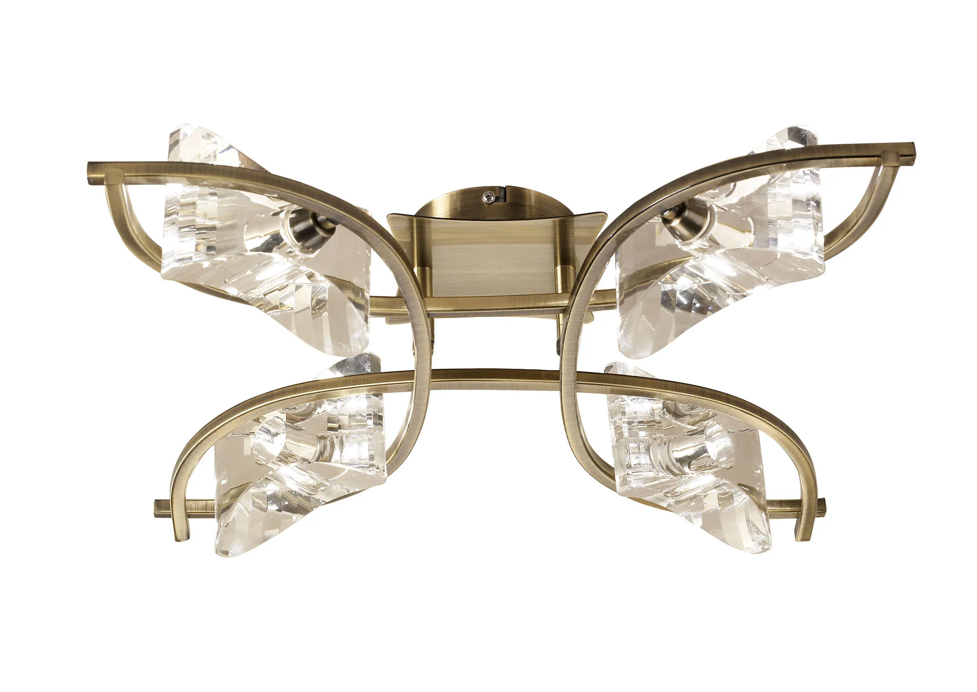 Kromo Antique Brass Ceiling Lights Mantra Flush Fittings Kromo Antique Brass Ceiling Lights Mantra Flush Fittings